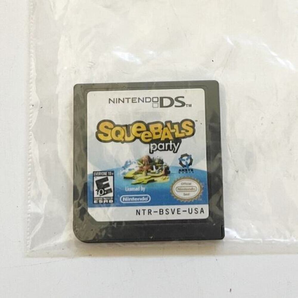 Squeeballs Party 70+ Mini-Games Nintendo DS‎ Video Game No Case